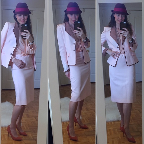 Lilli Ann Dresses & Skirts - Vintage ballerina peach Lilli Ann two-piece suit